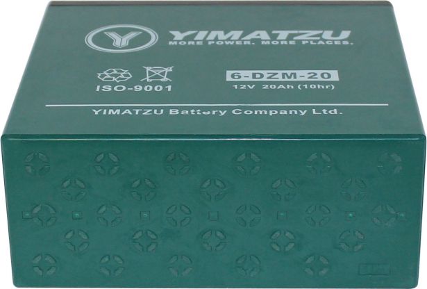 Battery - EV12200 / 6-DZM-20 / 6-FM-20, AGM, 12V 20Ah, Yimatzu - 10A3060 - PBC29F1