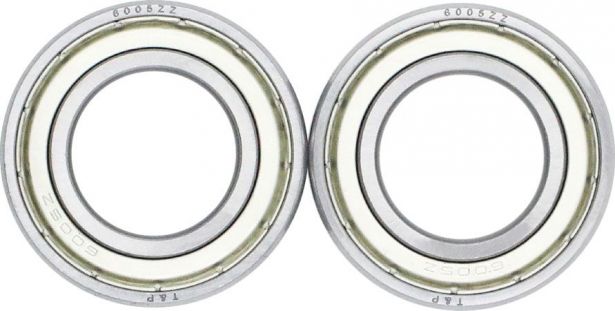 Bearing - 6005ZZ / 6105ZZ (2 pc set) 47x25x12 - BRG6005ZZ - PBC219F1