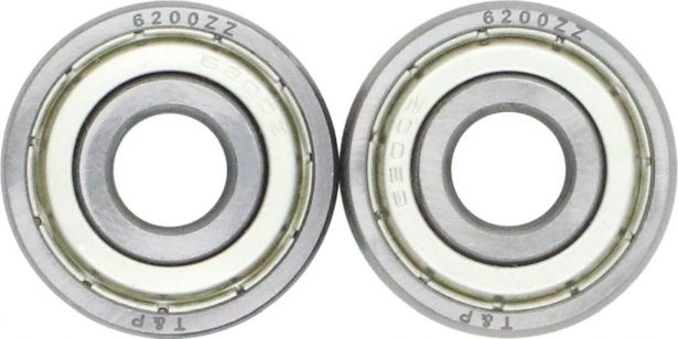 Bearing - 6200ZZ (2 pc set) 30x10x9 - BRG6200ZZ - PBC242F1