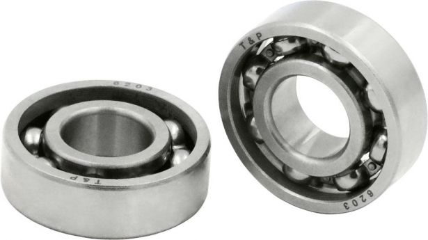 Bearing - 6203 (2 pc set) 40x17x12 - BRG6203 - PBC98F1