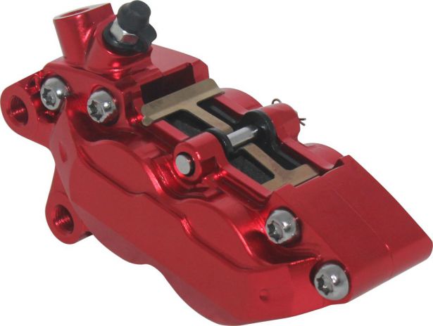 Brake Caliper - 145mm, Red - 90A7010RD - PBC820F1