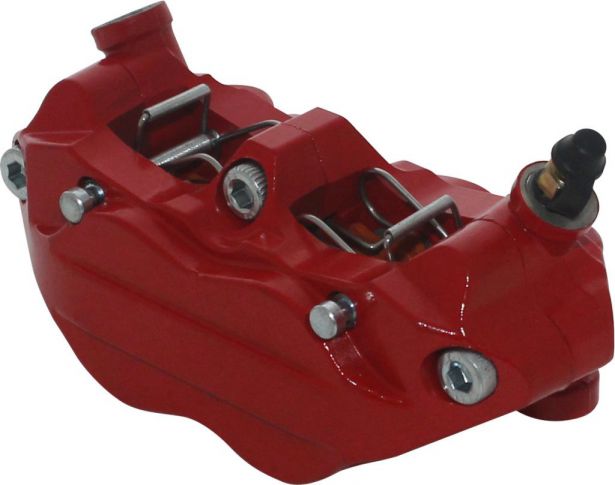Brake Caliper - 165mm, Red - 90A7015RD - PBC740F1