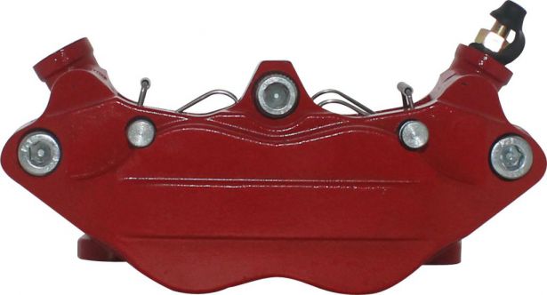 Brake Caliper - 165mm, Red - 90A7015RD - PBC740F1
