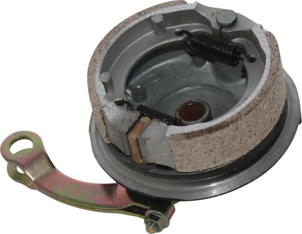 Brake Hub - Scooter, Front Drum Brake, Backing Plate & Brake Shoes - 90S5100 - PBC749F1