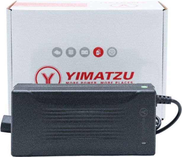 Charger - 72V, 2.5A, C13 Plug with Universal T-Prong, Yimatzu - CHG7225YTS - PBC1582EF1