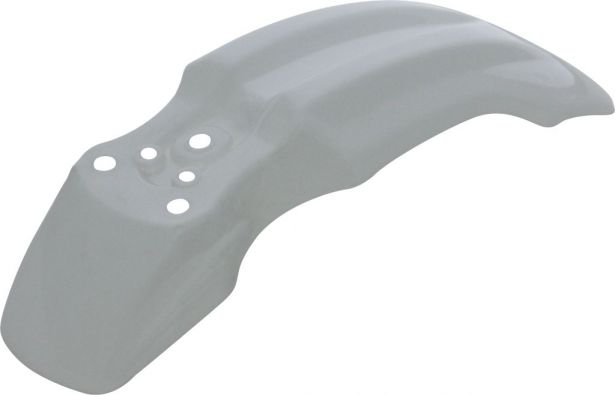Plastic Fender - Front, 50cc to 150cc, Dirt Bike, White (1 pc) - 70D7121WT - PBC599F1