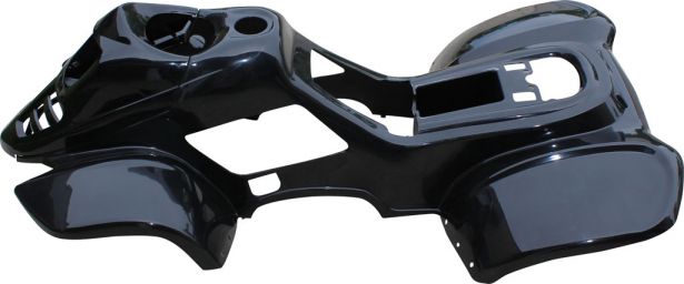 Plastic Set - 50cc to 125cc ATV, Black, Racing Style - 70A7130BK - PBC576F1