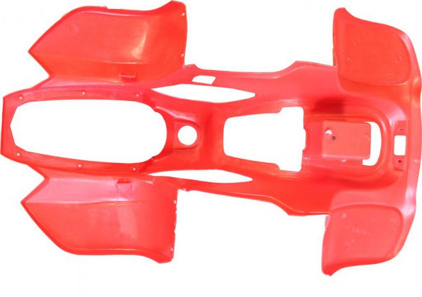 Plastic Set - 50cc to 125cc ATV, Red, Racing Style - 70A7130RD - PBC624F1