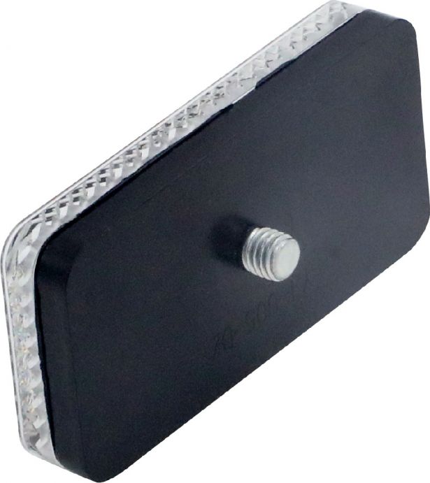 Reflector - Front Reflector, White, SHOK Scooters Graviton - 70S8080 - PBC754EF1