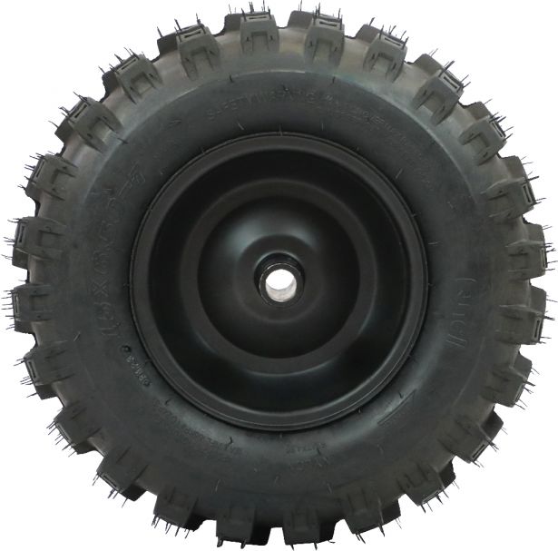 Rim and Tire Set - 15 x 6.5 - 7, Directional, Locking Pin Style, Snowblower, Garden Machine, Universal Wheel Assembly, Right Side - 40L1352-R - PBC4291EF1
