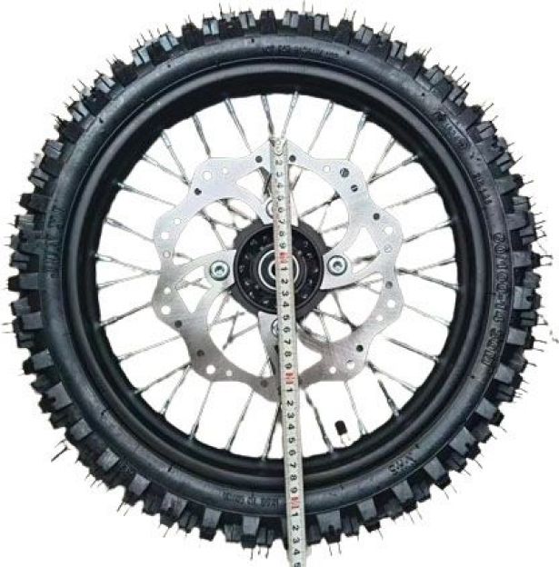 Rim and Tire Set - INCLUDES BRAKE DISC, Front 14