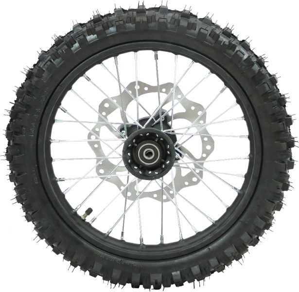 Rim and Tire Set - INCLUDES BRAKE DISC, Front 14