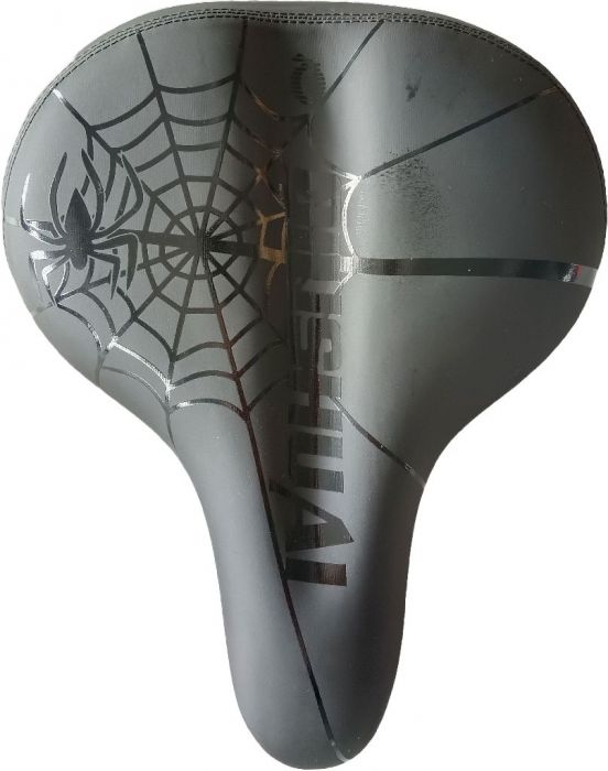 Seat - Black Leather Spider, SHOK Scooters Atomik - 70S9175 - PBC509EF1