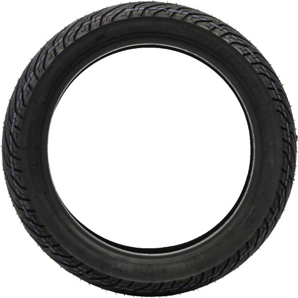 Tire - Hakuba R-Series, 120/80-16M/C, 4 Ply, Scooter / Motorcycle, Tubeless - 40S1612H - PBC4072EF1