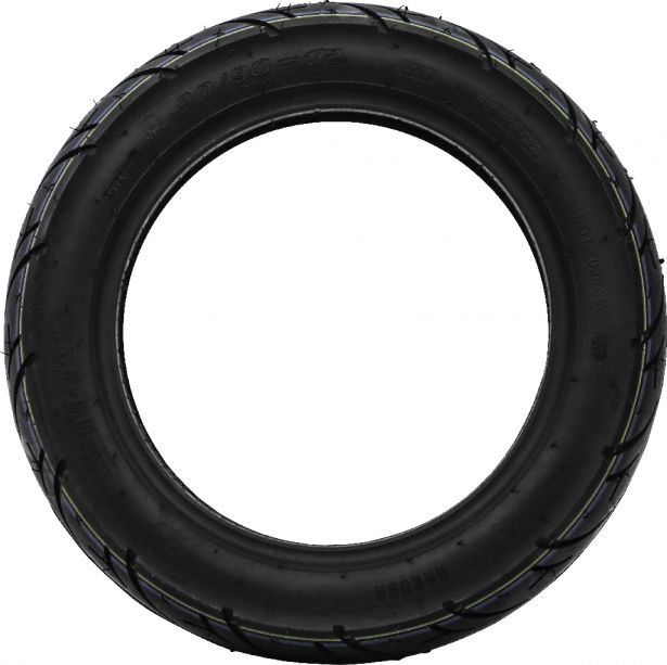Tire - Hakuba R-Series, 90/90-12, 6 Ply, Scooter / Motorcycle, Tubeless - 40S1209H - PBC4013EF1