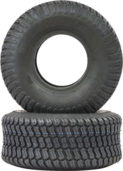 Tire - Hakuba Turftender, 15x6.00-6, 4 Ply, Lawn&Garden - 40G1566H - PBC4011EF1