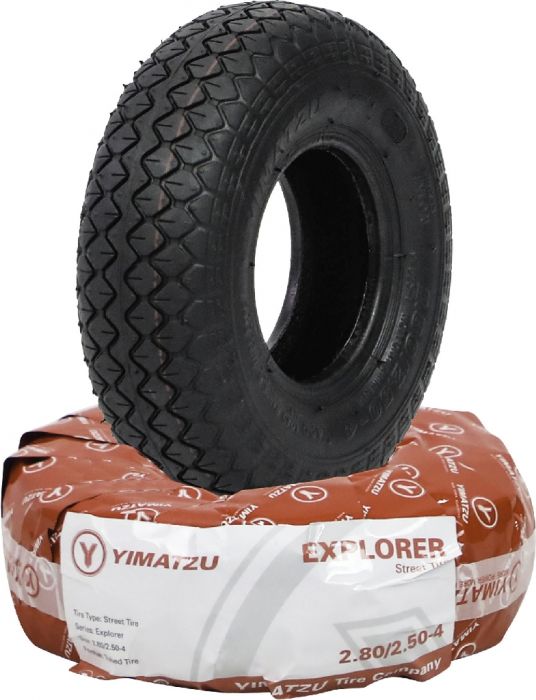 Tire - Yimatzu MobilePro, 2.80/2.50-4, 4 Ply, Tubed - 40S2825H-1 - PBC3906EF1