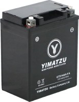 Battery - GTX14AH-FA Yimatzu, AGM, Maintenance Free - BATMF1214AHFA - PBC171EF1