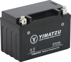 Battery - GTZ14S-FA Yimatzu, AGM, Maintenance Free - BATMF1214SFA - PBC94EF1
