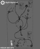Brake Pads - 800cc, ATV, Rear, Inner, Outer, Ceramic - 90A1285 - PBC711F1