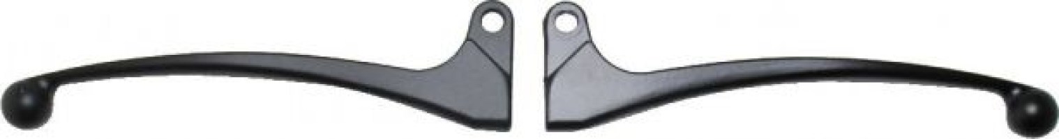 Brake & Clutch Lever Set - Aluminum, Black - LVR3220BK - PBC2985F1