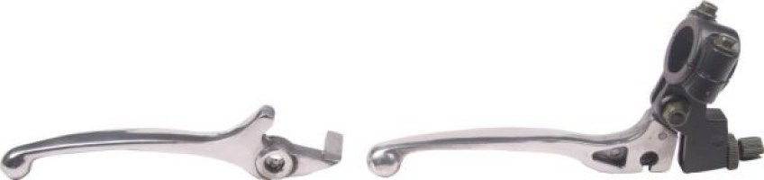 Brake & Clutch Lever Set - Aluminum, Chrome - LVR3210CR - PBC2982F1
