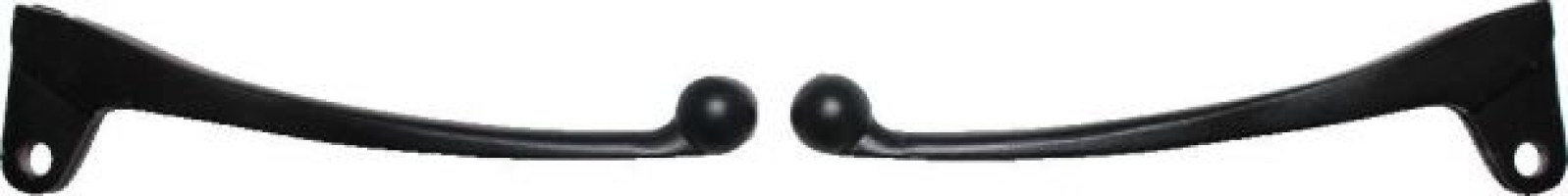 Brake & Clutch Lever Set - Aluminum, Dirt Bike, Black - LVR3230BK - PBC2984F1