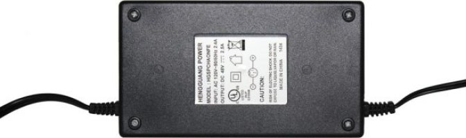 Charger - 48V, 2.5A, 3-Pin Inline Plug (Female DIN) - CHG4825FS - PBC1902F1