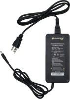 Charger - 48V, 2A, DC 2.1mm Plug, 5.5*2.1 (5.5mm x 2.1mm) Connector & Wall Plug, Lithium, UL / CUL - CHG4820DC5521L - PBC1599EF1