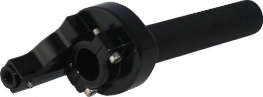 Throttle Lever - Twist Grip, CNC, 90cc to 250cc, Dirt Bike, Yimatzu Brand, Black - 70A3250BK - PBC2711F1