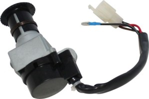 Ignition Key Switch - 4 pin Male, Metal, Steering Lock, Scooter - 10A4295 - PBC1954F1