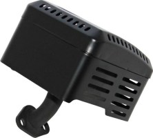 Muffler - Honda Style 5.5HP / 6.5HP (GX160, GX200) Muffler with Shield - MFL5140BK - PBC2437F1