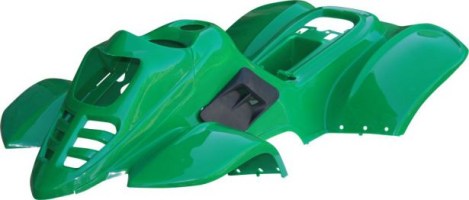 Plastic Set - 50cc to 125cc, ATV, Green, Racing Style - 70A7130GN - PBC589F1