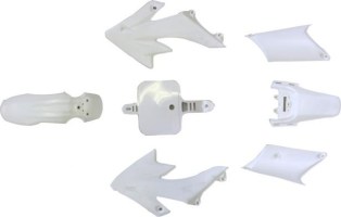 Plastic Set - 50cc to 150cc Dirt Bike, Honda CRF50, White (7 pcs) - 70D7120WT - PBC462F1