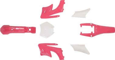 Plastic Set - Mini Dirt Bike, Pink (7 pcs) - 70D7160PK - PBC592F1