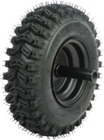Rim and Tire Set - 13 x 4.1 - 6, Directional, Locking Pin Style, Snowblower, Garden Machine, Universal Wheel Assembly, Left Side - 40L1348-L - PBC3907EF1