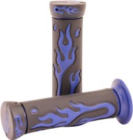 Throttle Grips - Flames, Blue - 70D1830BU - PBC2786F1