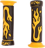 Throttle Grips - Flames, Yellow - 70D1830YW - PBC2775F1