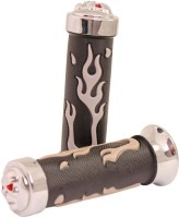 Throttle Grips - Metal Skulls, Gray - 70D1860GY - PBC2753F1