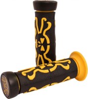 Throttle Grips - Skulls, Yellow - 70D1835YW - PBC2713F1