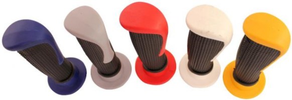 Throttle Grips - Tapered, White - 70D1845WT - PBC2787F1