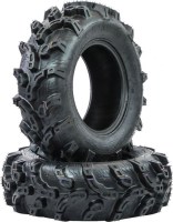 Tire - Hakuba Ibex Offroad, 25x8-12, 6 Ply, Zilla Style, Super Mud Lugs, ATV / UTV - 40A250812H-3 - PBC4037EF1