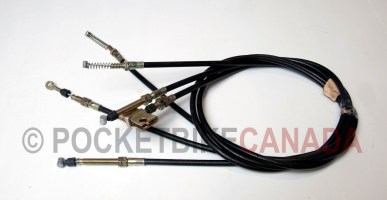 Hand Brake Cable Set for Gio WorkHorse 800cc UTV Side by Side ROV - G8070003